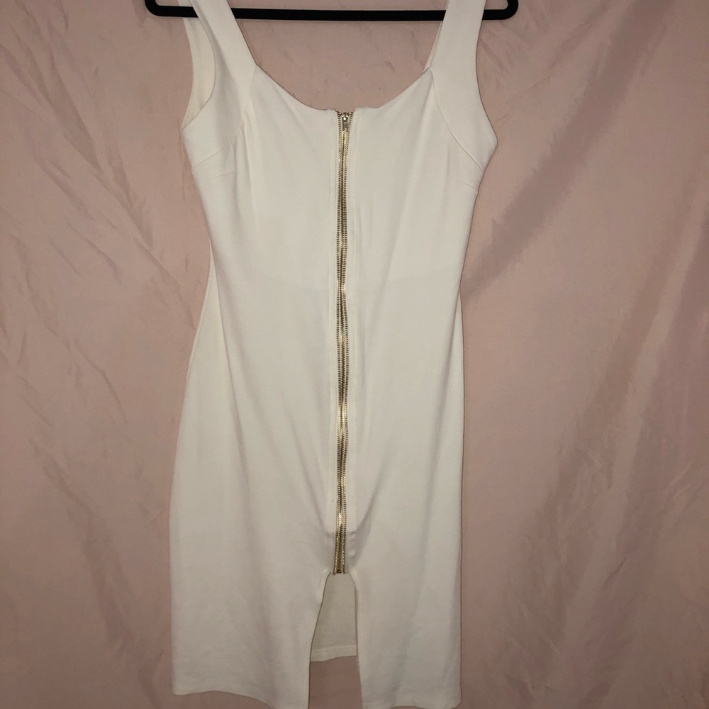 Bodycon Zipper-front Dress